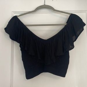 Amuse Society black crop top